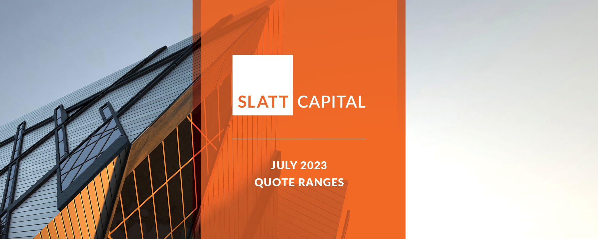 July 2023 Interest Rate Ranges Lowest Rates Past 60 Days Slatt Capital